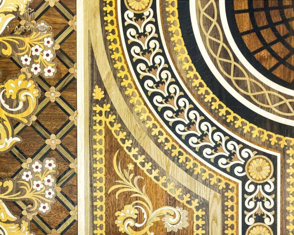 Họa tiết sàn gỗ dạng thảm