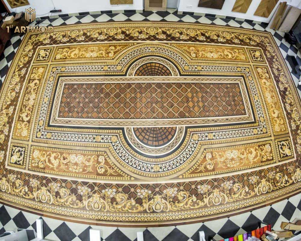 Sàn gỗ hoa văn tăng giá trị bất động sản