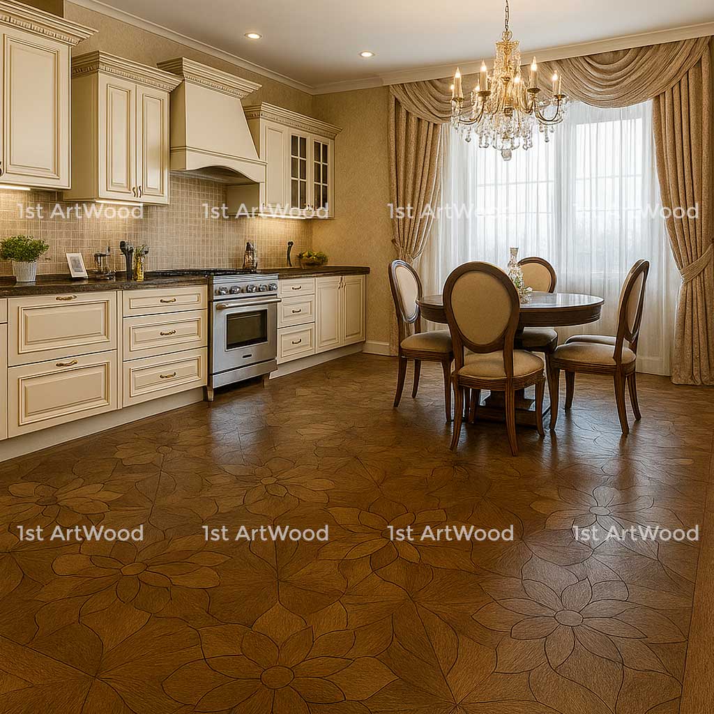 Sàn gỗ hoa văn DAISY AT-V605