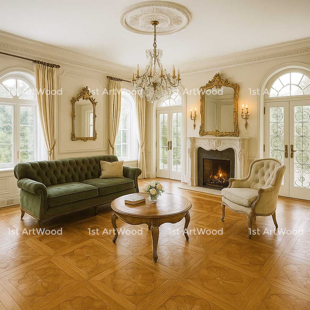 Sàn gỗ hoa văn FIORE AT-V608