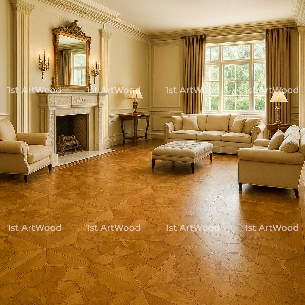 Sàn gỗ hoa văn FIORE AT-V608