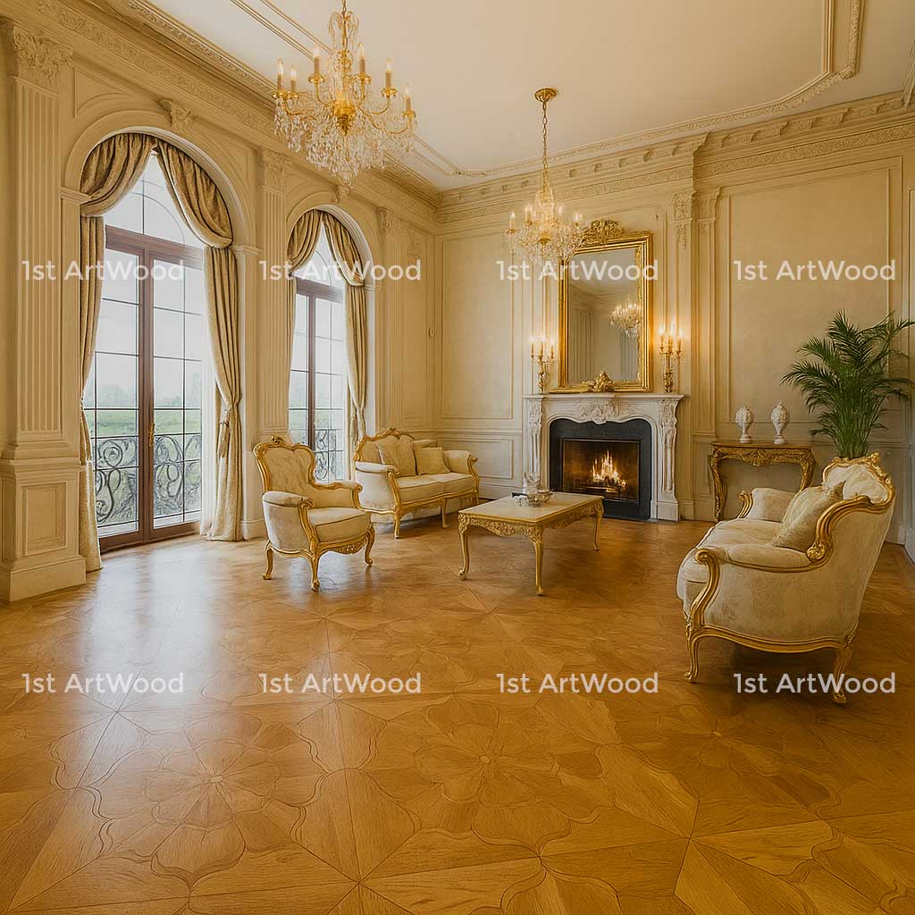 Sàn gỗ hoa văn FIORE AT-V608