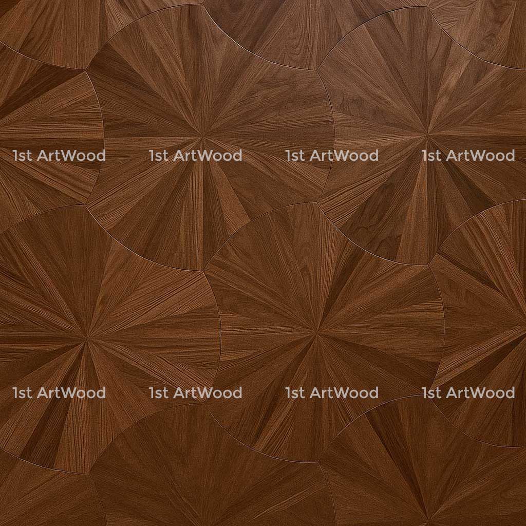 Sàn gỗ hoa văn LOTUS AT-V617 – Cánh hoa sen thanh khiết