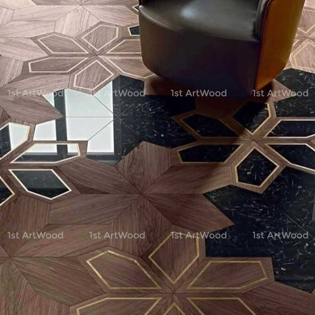 Sàn gỗ hoa văn MAZE AURELIA AT-V641