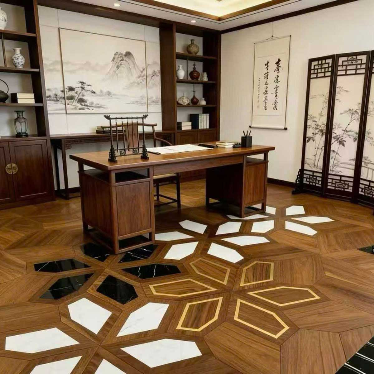 Sàn gỗ hoa văn MAZE AURELIA AT-V641