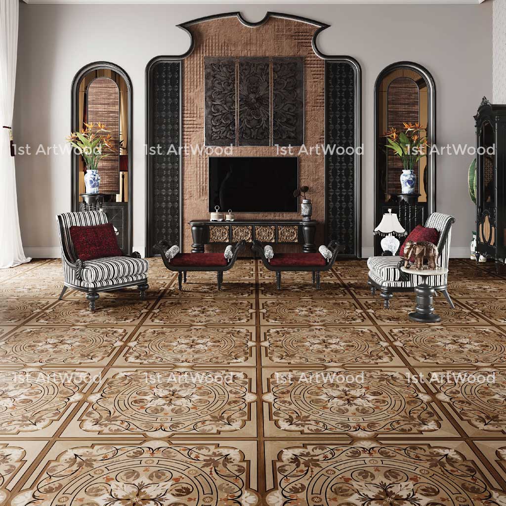 Xu hướng sàn gỗ hoa văn 2025