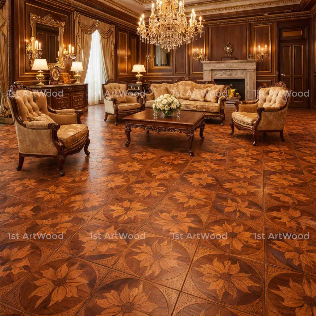 Sàn gỗ hoa văn ROSA REGIA AT-V633