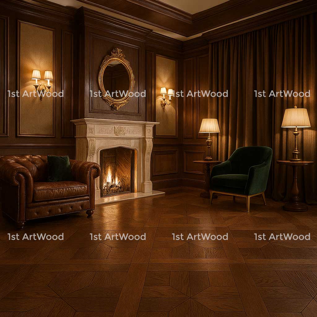 Sàn gỗ hoa văn ROSSI&nbsp;AT-V612