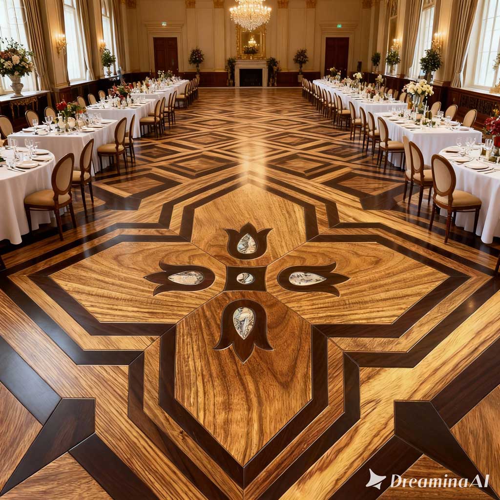 Sàn gỗ hoa văn TULIPA AT-V630