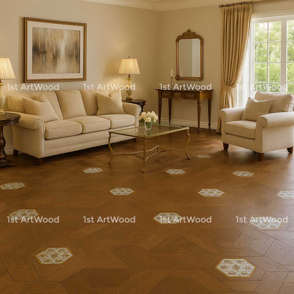 Sàn gỗ hoa văn RUSHY-IZNIK&nbsp;AT-F811