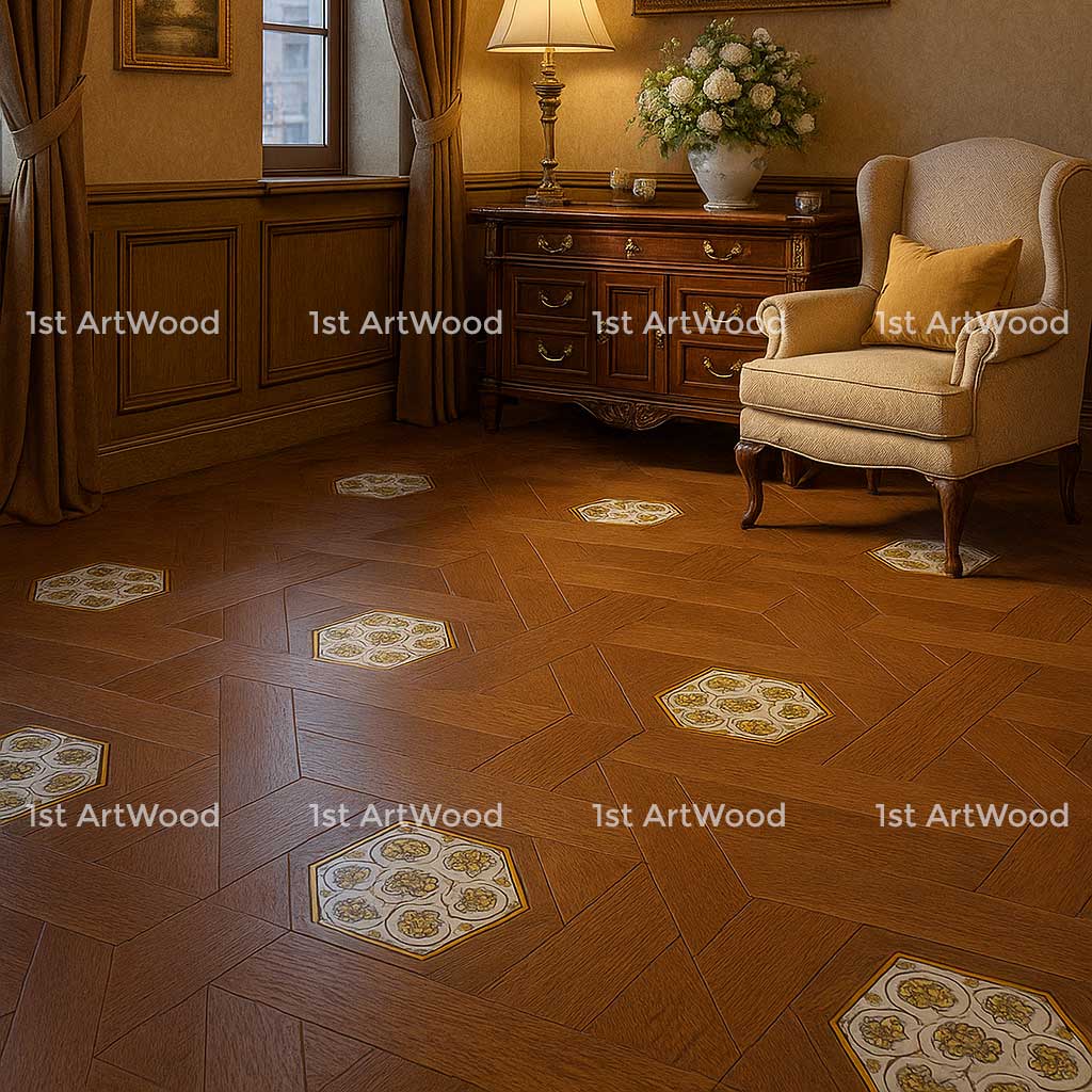 Sàn gỗ hoa văn RUSHY-IZNIK&nbsp;AT-F811