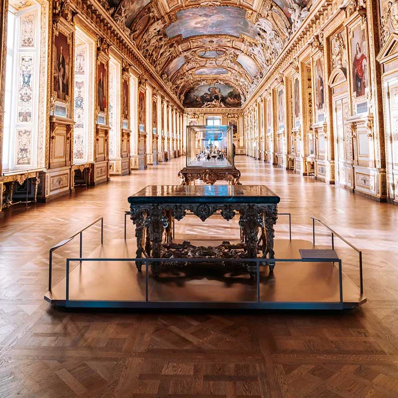 sàn gỗ versailles Bảo tàng Louvre