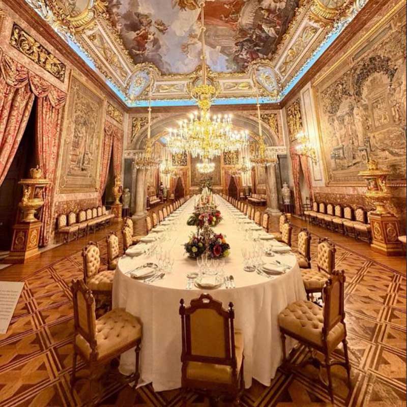 sàn gỗ hoa văn cung điện Hoàng gia Madrid 1