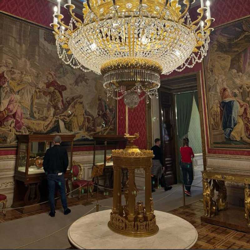 sàn gỗ hoa văn cung điện Hoàng gia Madrid 2