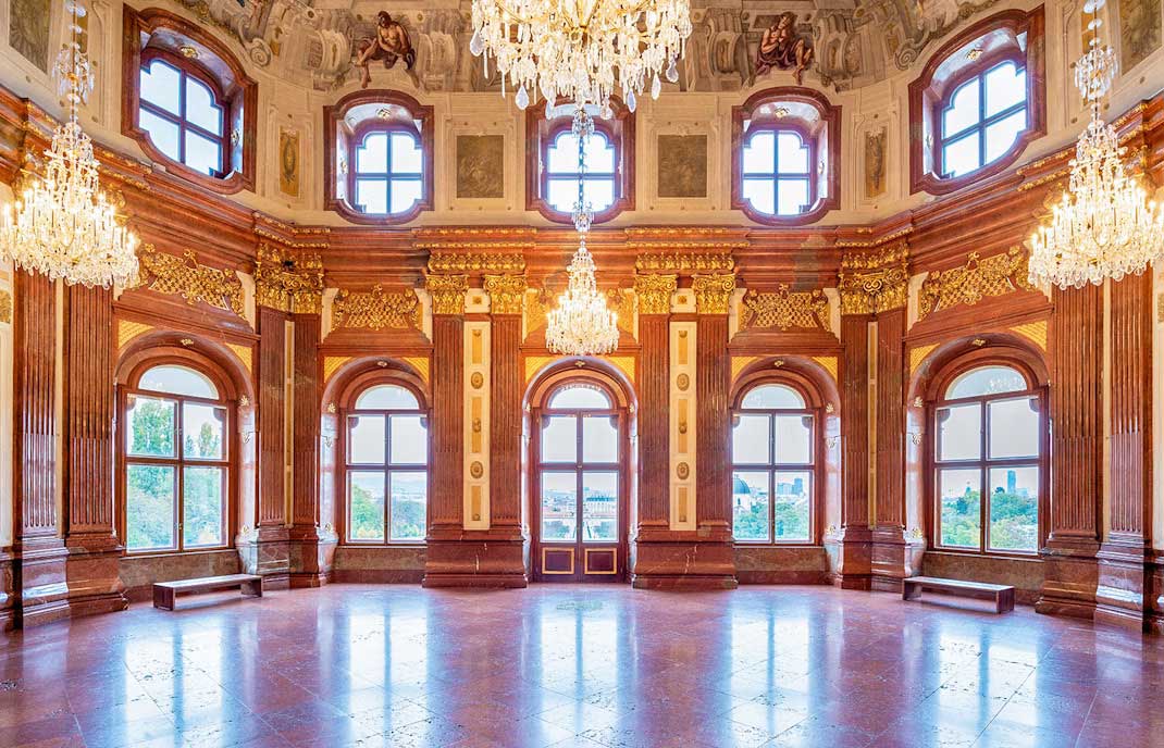 sàn gỗ Cung điện Belvedere