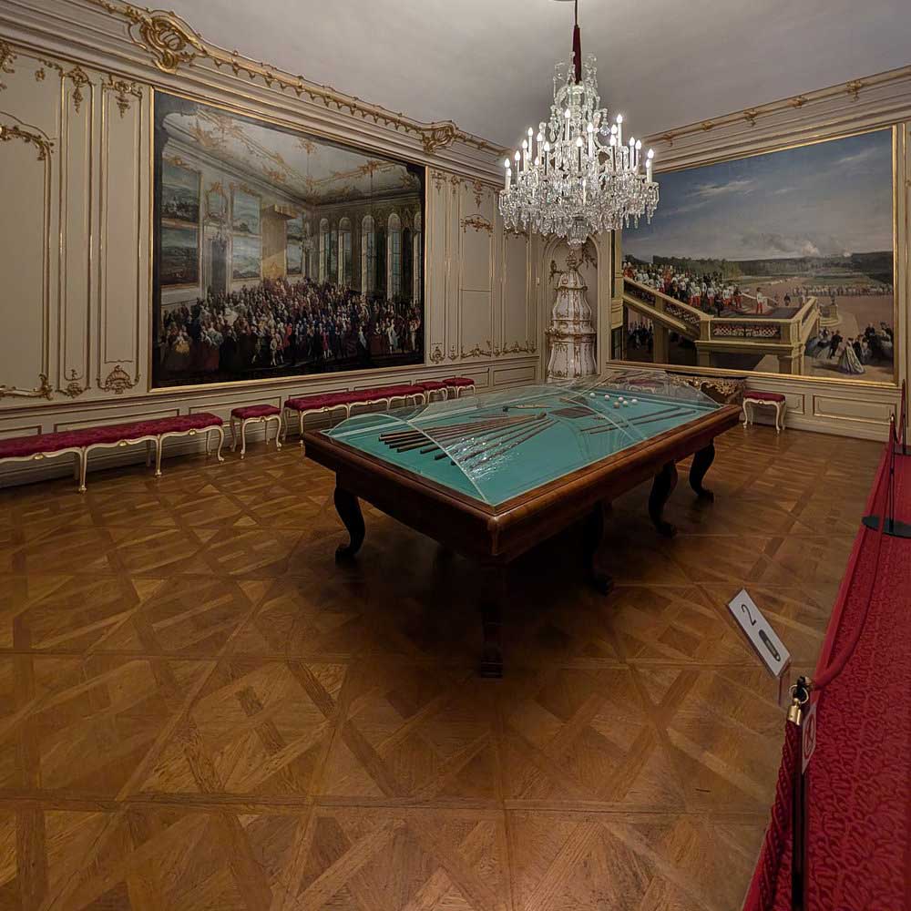 Sàn gỗ hoa văn trong Cung điện Schönbrunn 3