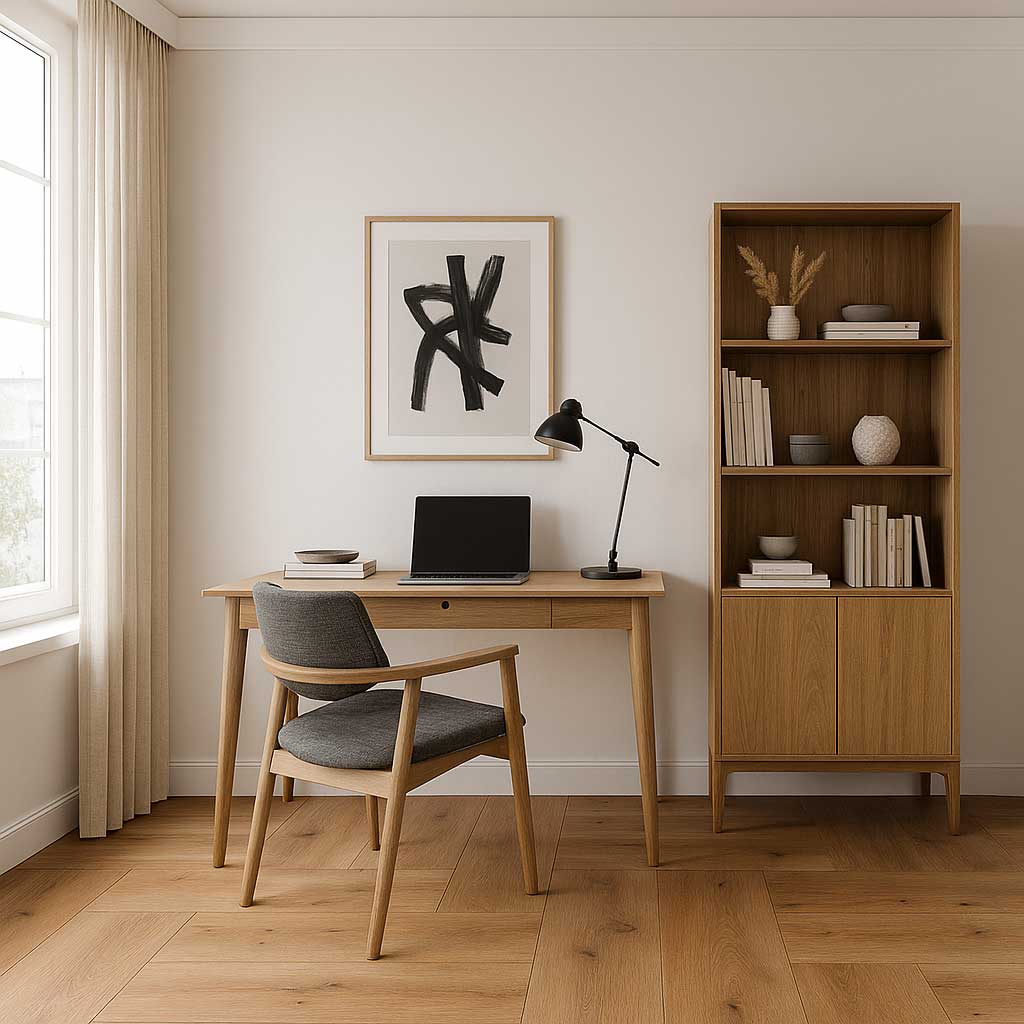 sàn gỗ hoa văn phòng làm việc