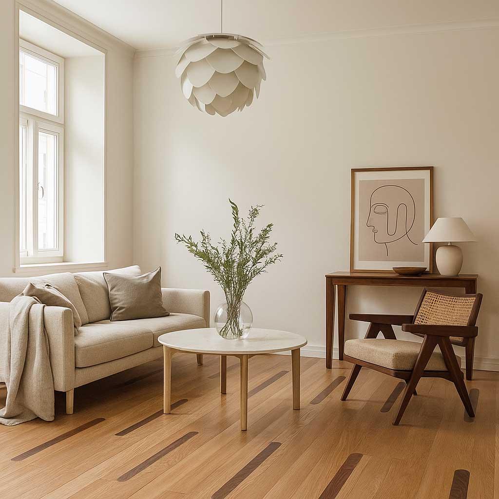 Scandinavian bố cục thoáng tự nhiên