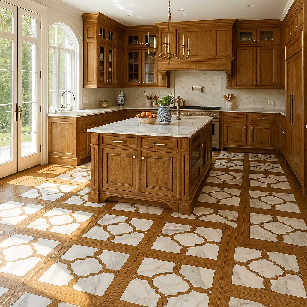 Nghệ Thuật Ánh Sáng Trong Không Gian Sàn Gỗ Hoa Văn