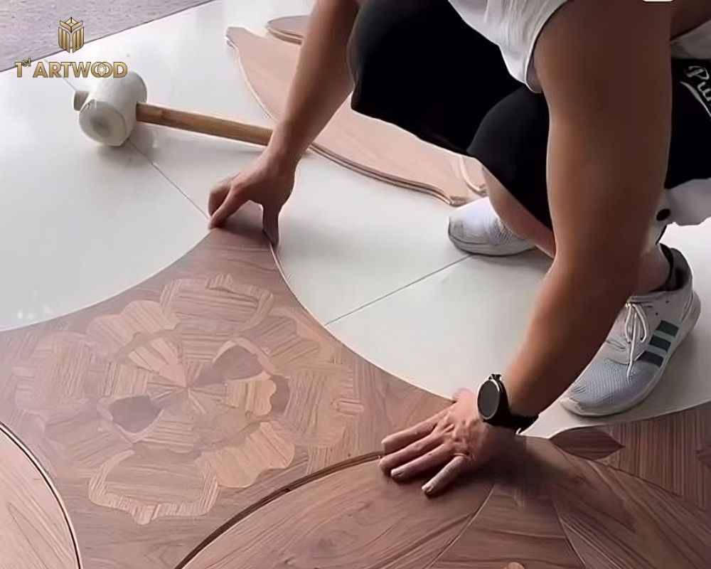 Cách lát sàn gỗ hoa văn đẹp, chuẩn kỹ thuật, sang trọng