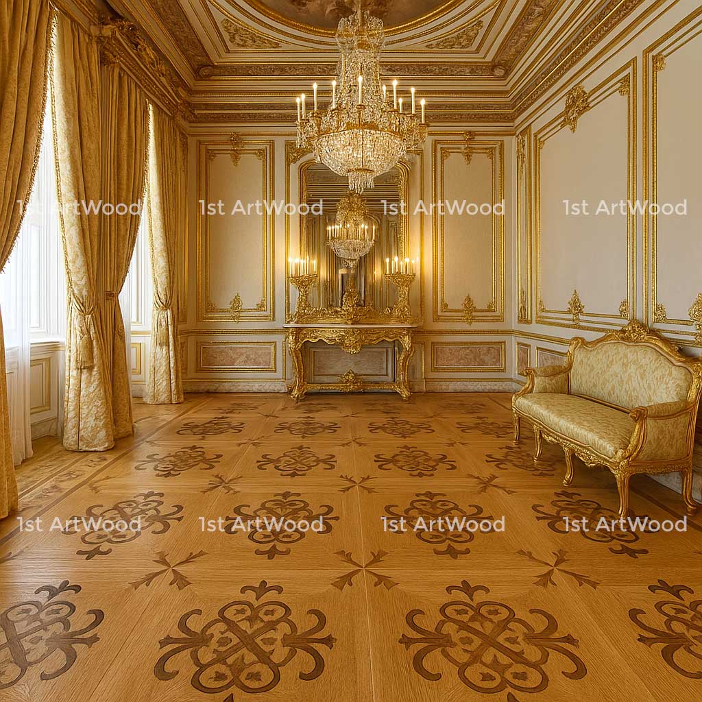 sàn gỗ Parquet - một tác phẩm nghệ thuật