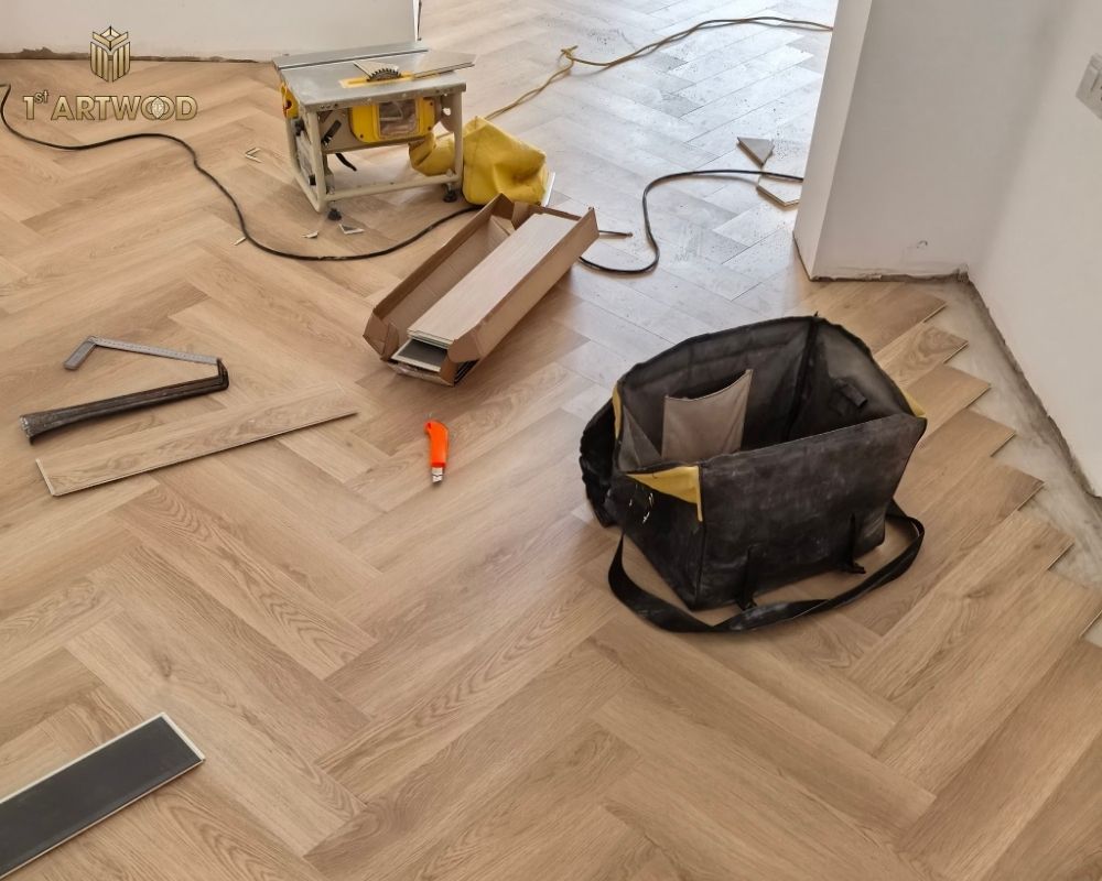 thi công sàn gỗ kỹ thuật