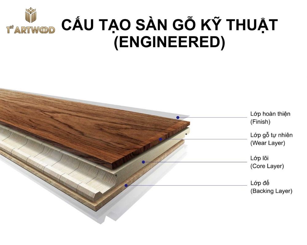 cấu tạo sàn gỗ kỹ thuật