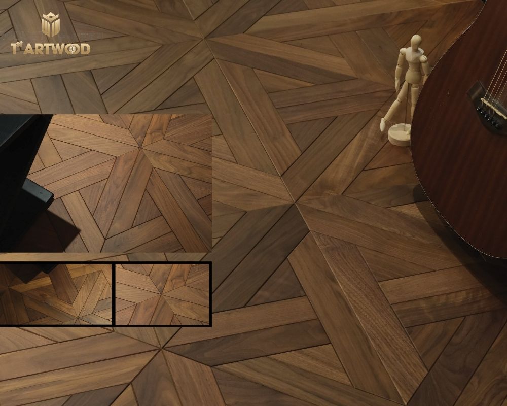 sàn gỗ kỹ thuật hoa văn 1 st ArtWood