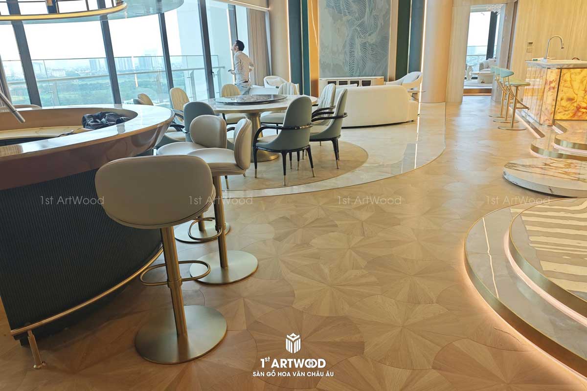 sàn gỗ plywood thẩm mỹ cao