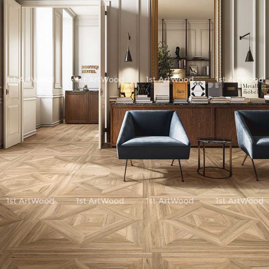 sàn gỗ versailles trong thiết kế hiện đại