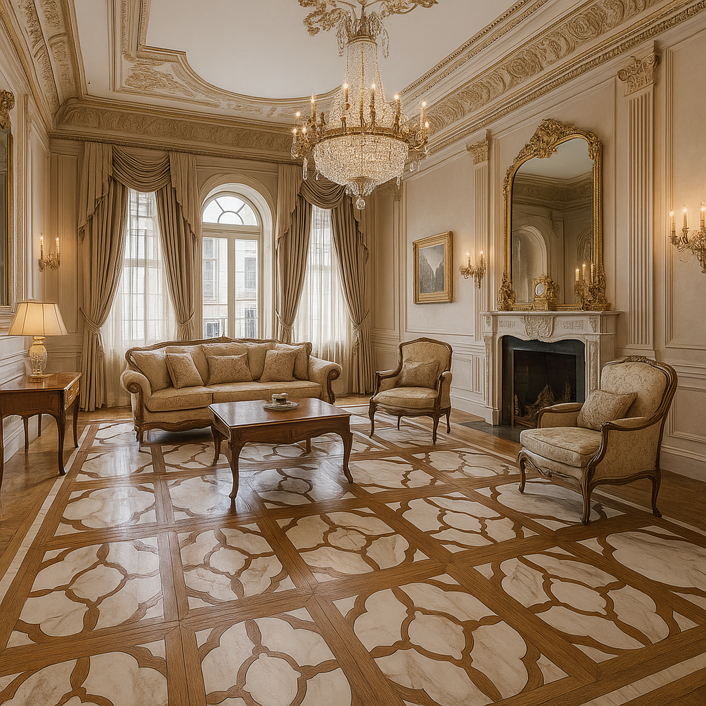 Sàn gỗ vuông – Sang trọng, nghệ thuật cho mọi không gian