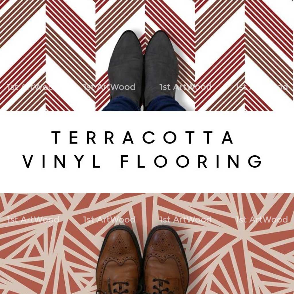 sàn nhựa hoa văn